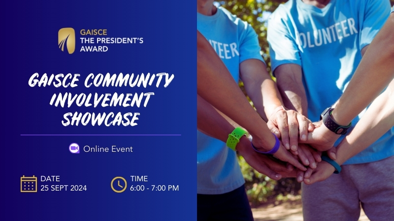 Gaisce Community Involvement Showcase - Online Event