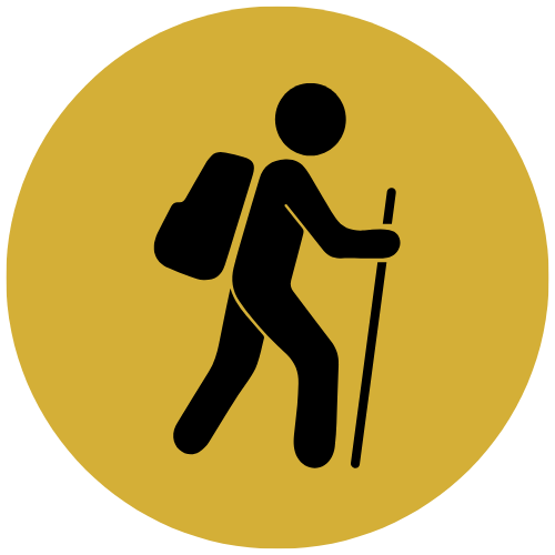 walking and hiking icon